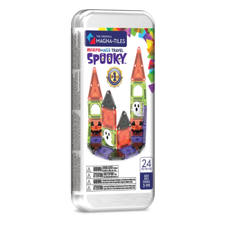 Magna-Tiles Micro Mags Spooky Travel Set 24pc