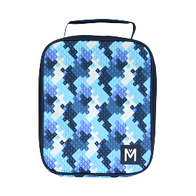 MontiiCo Large Insulated Lunch Bag - Block Land