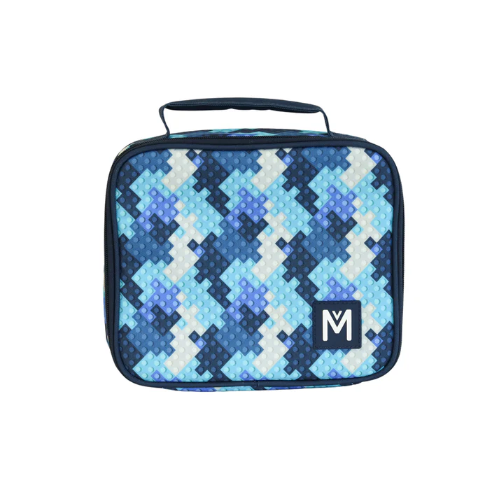 MontiiCo Medium Insulated Lunch Bag - Block Land