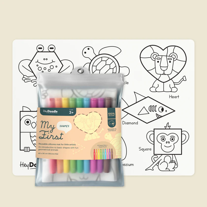 My First Shapes Colouring and Doodle Mat