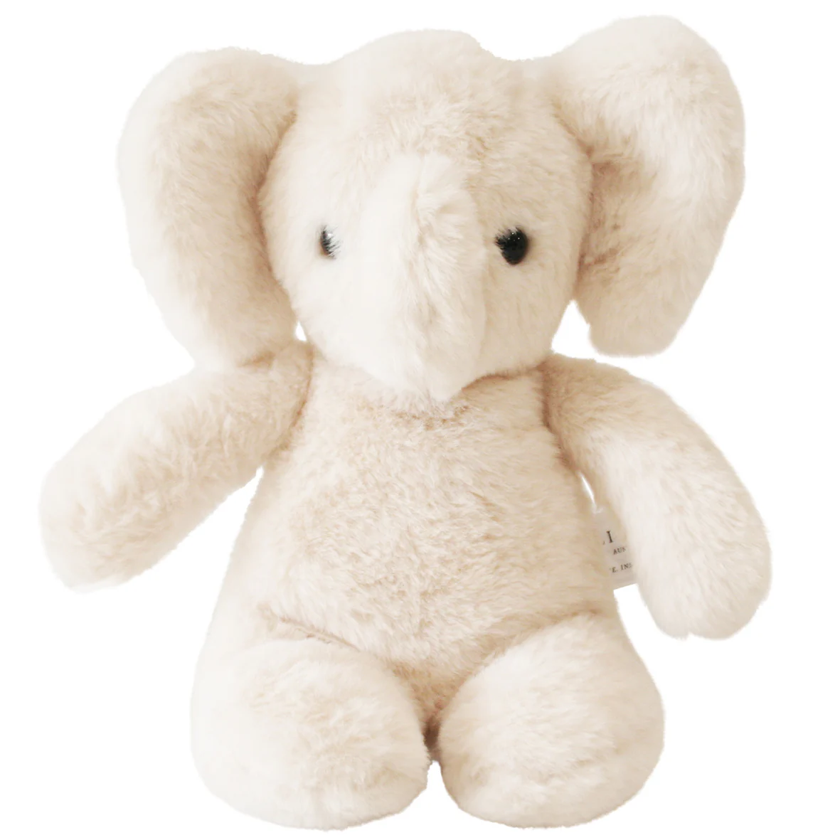 Plush Baby Elephant - Ivory
