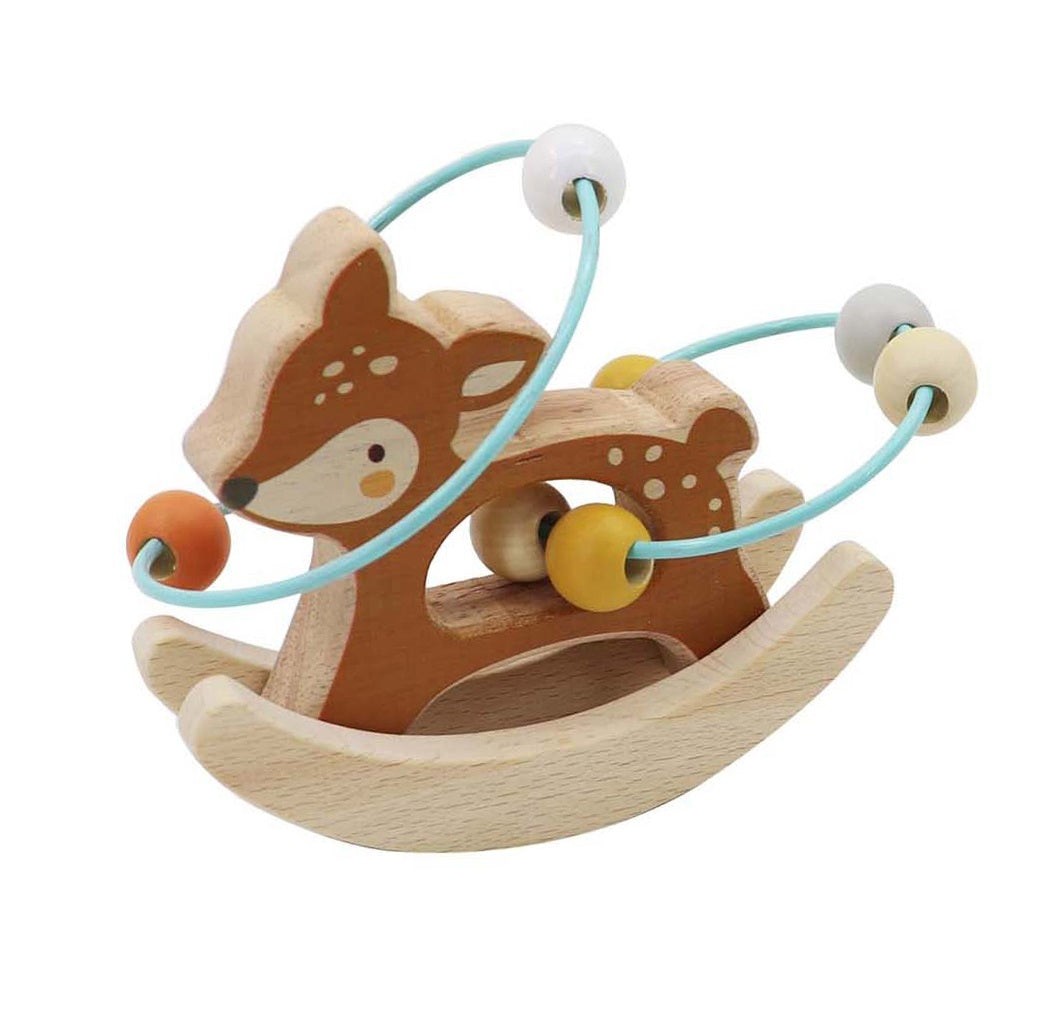 Woodland Bead Maze on Rocking Base - assorted