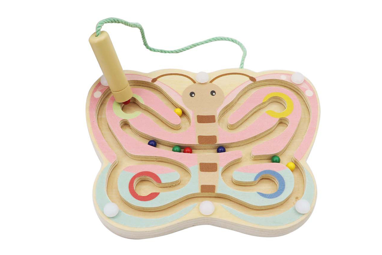 Wooden Magnetic Labyrinth Spring Animal Pack