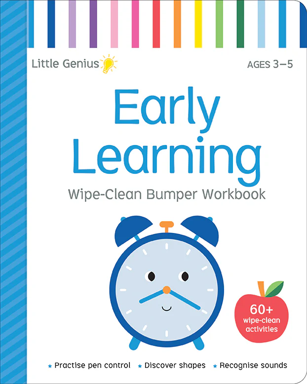Little Genius Vol.2 Bumper Wipe-Clean Book Early Learning