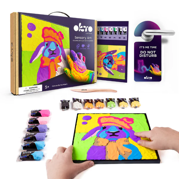 Paint By Numbers with Clay - Rabbit