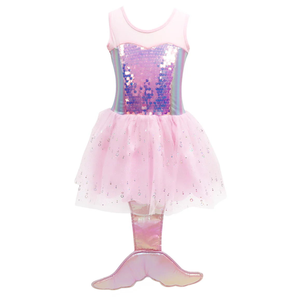 Mermaid Dress with Tail - Size 3-4