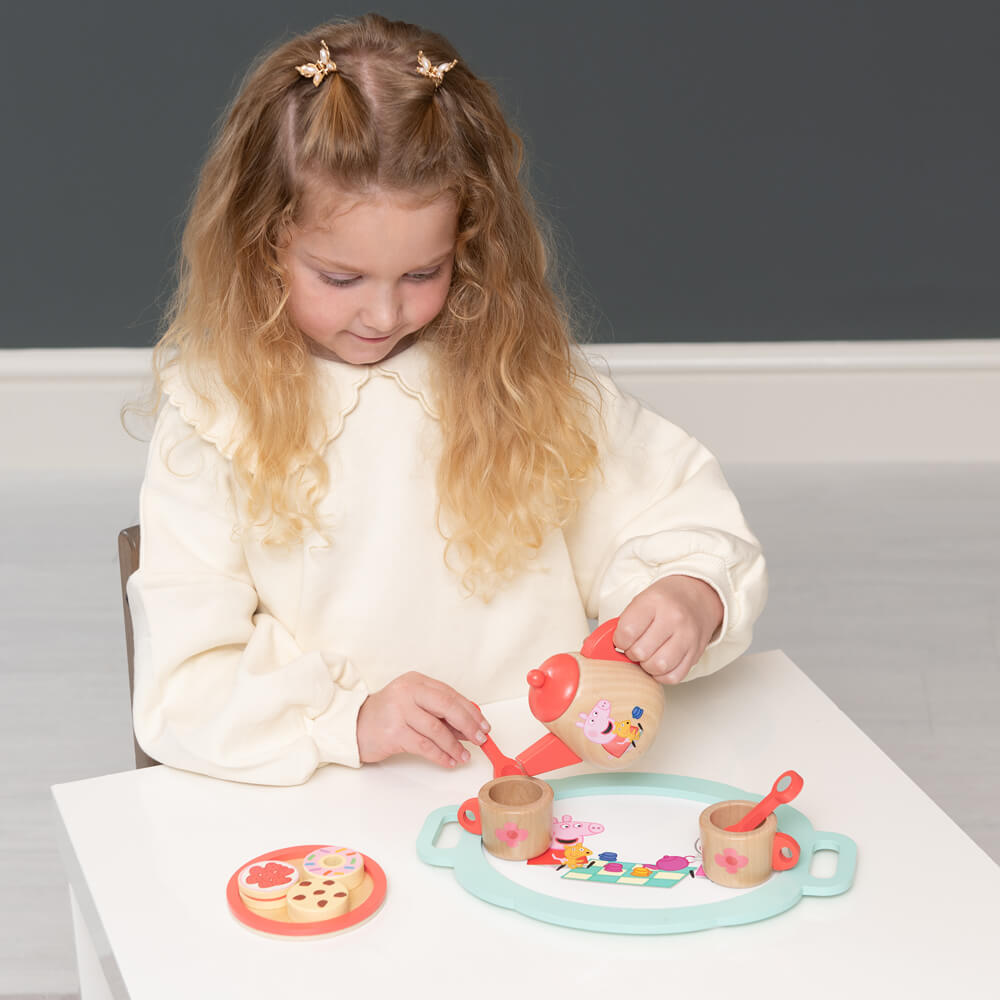 Peppa Pig Wooden Tea Set