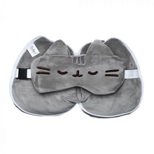 Pusheen Travel Pillow and Eye Mask Set