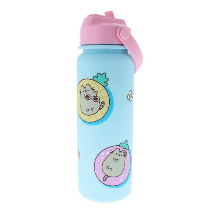 Pusheen Tropical Vacation Water Bottle 'By the Pool'