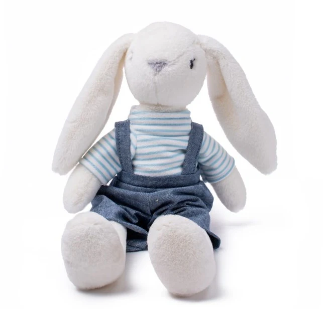 Archie the Rabbit - Overalls – Toys and Tales