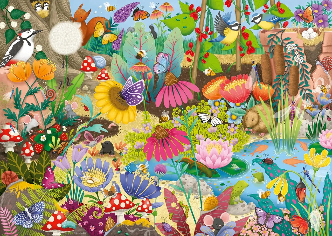 1000 pc Puzzle - Little Garden World