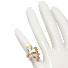 Fidget Rainbow Fantasy Sparkle Ring