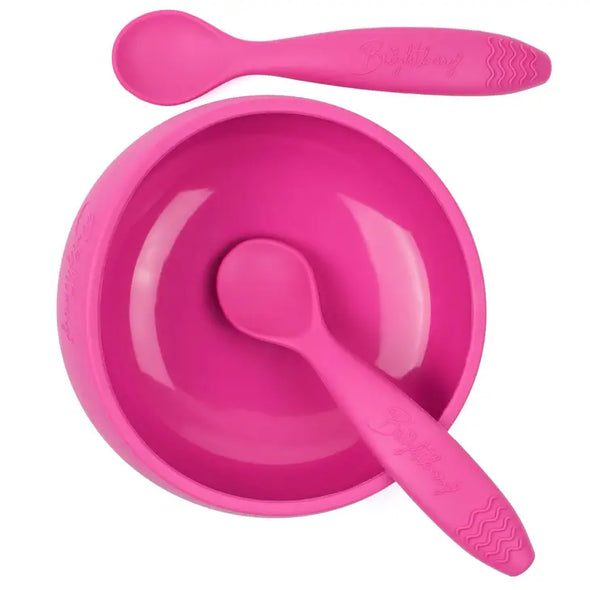 Silicone Suction Bowl Set with Two Spoons