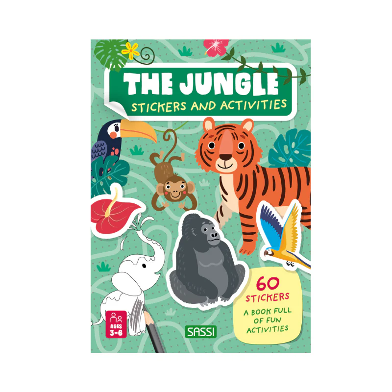 Stickers and Activities Book - The Jungle
