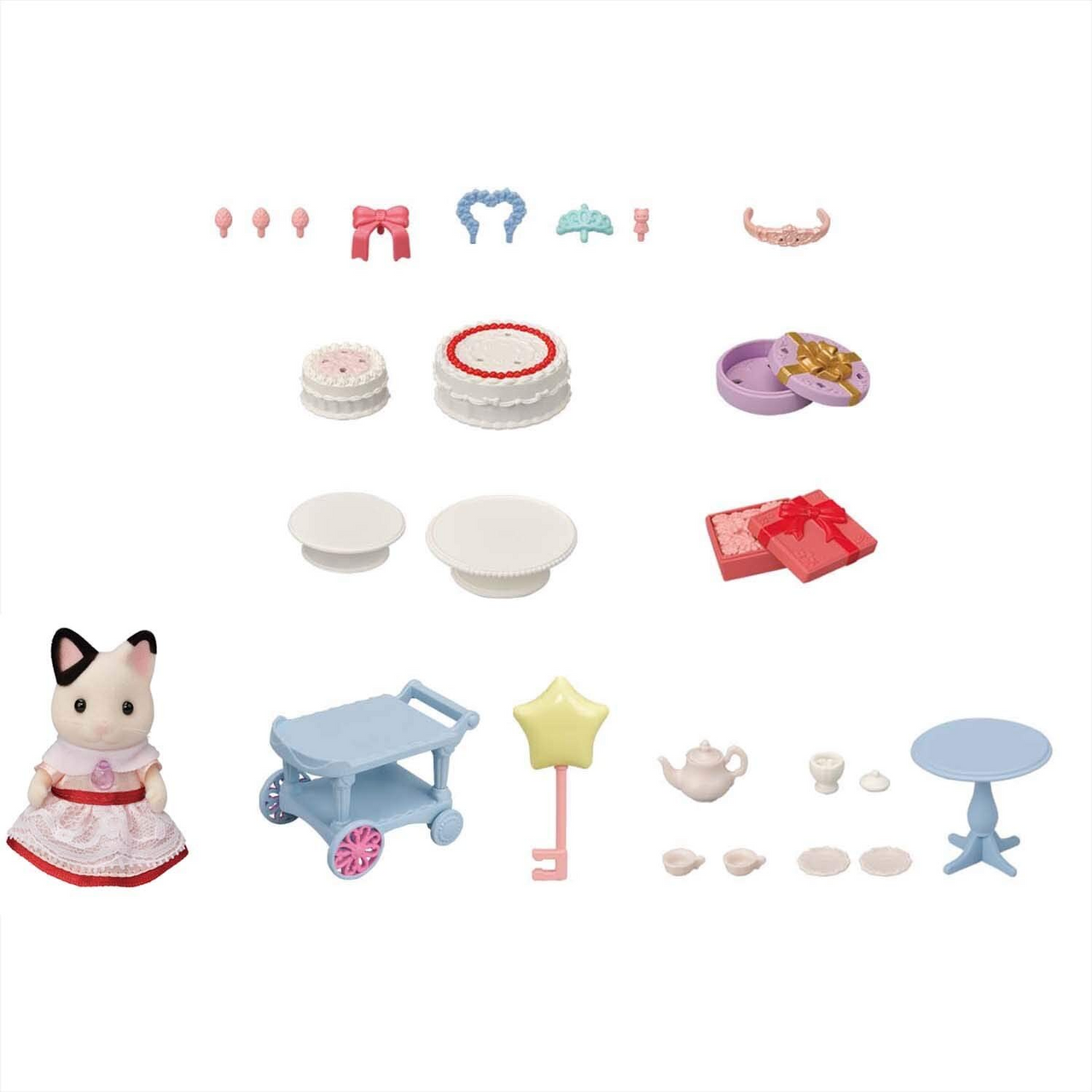Party Time Playset - Tuxedo Cat Girl