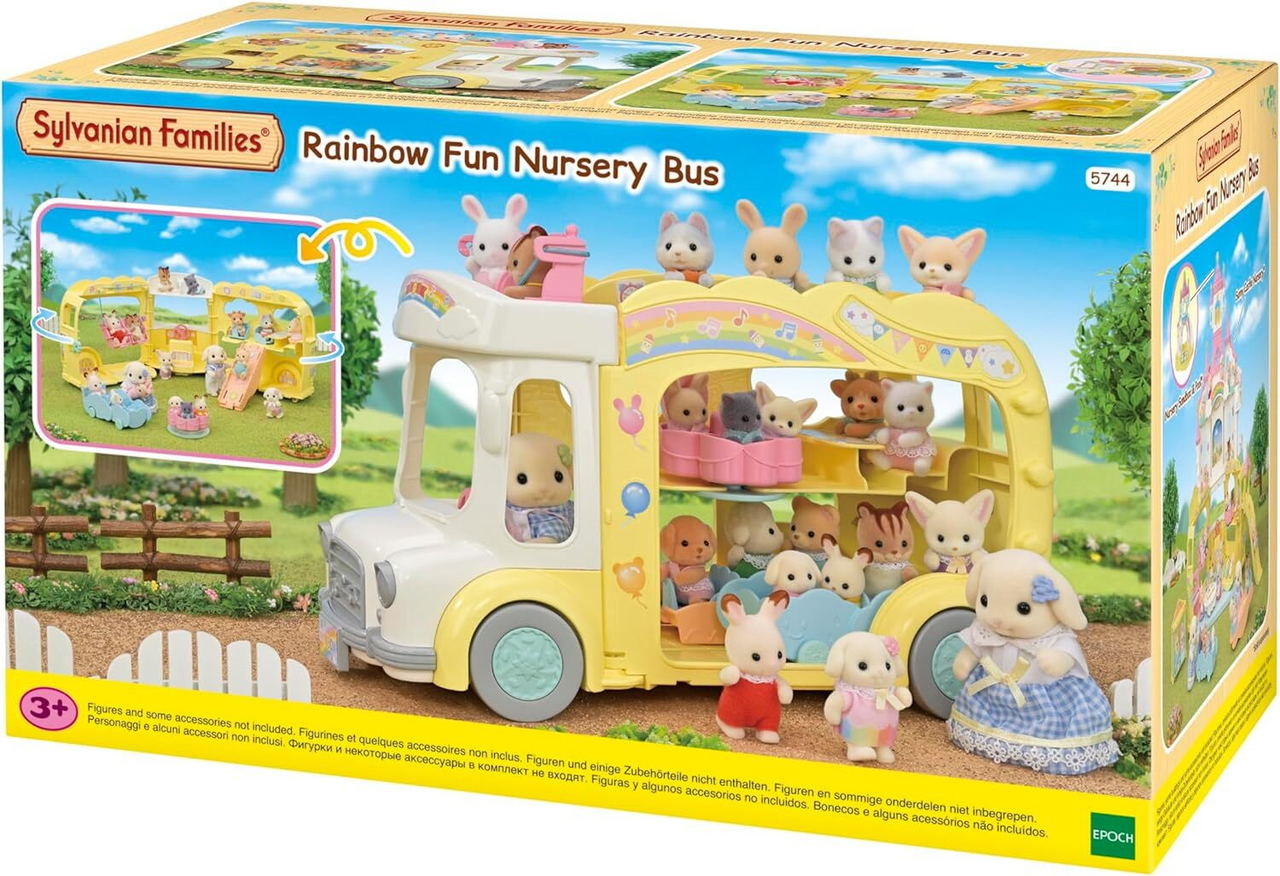 Rainbow Fun Nursery Bus