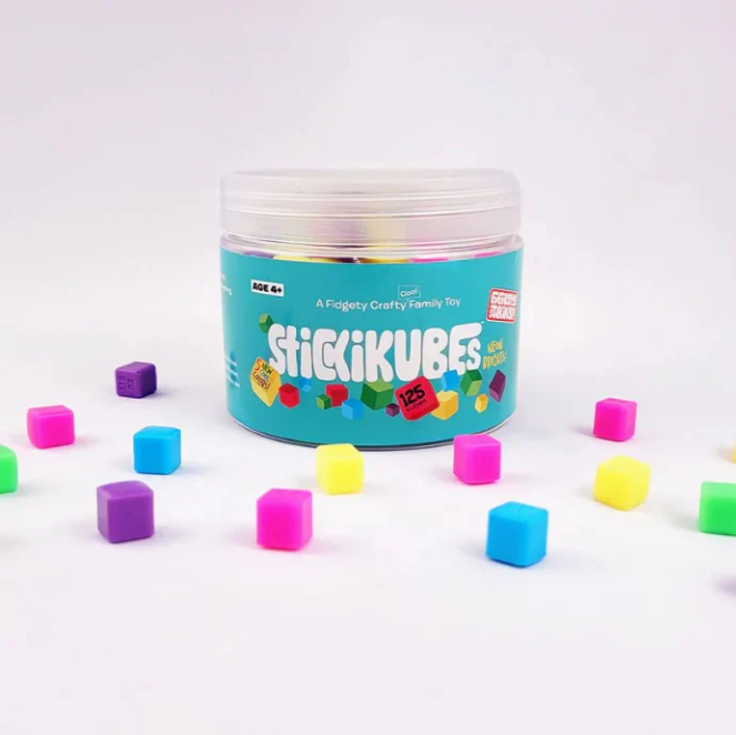 Stickikubes Tub - Neon Brights