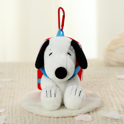 Snoopy Backpack Plush Keyring with Tote Bag