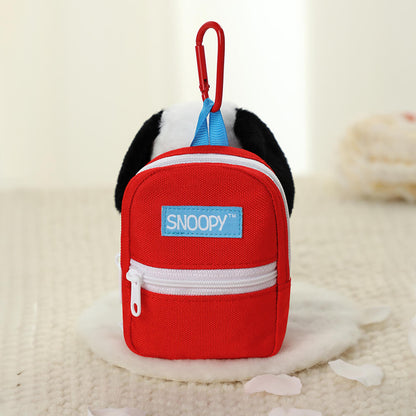 Snoopy Backpack Plush Keyring with Tote Bag