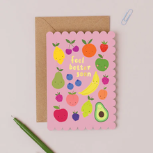Fruit Fix Feel Better Get Well Card