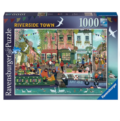 1000 pc Puzzle - Riverside Town