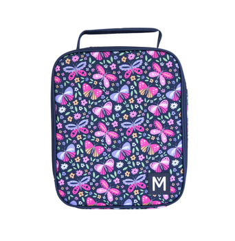 MontiiCo Large Insulated Lunch Bag - Butterflies
