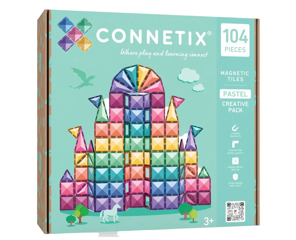 Connetix Pastel Creative Pack (104pc)