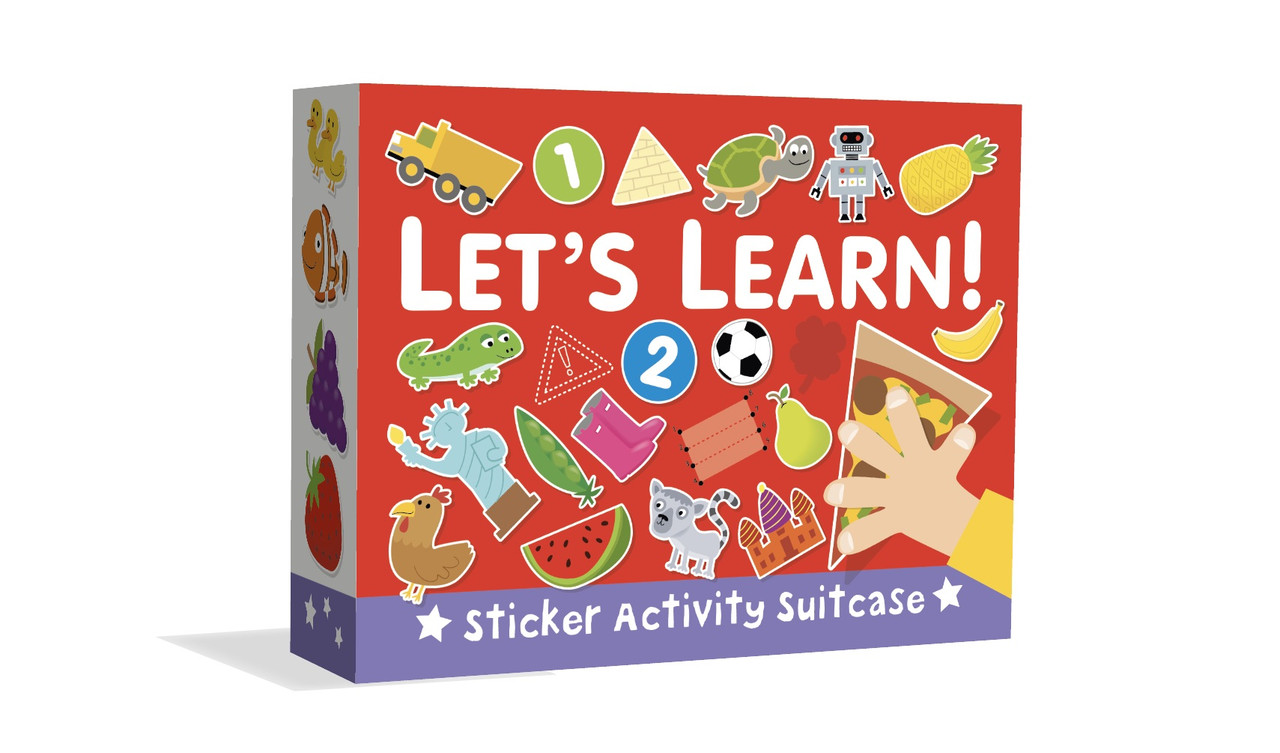 Sticker Activity Suitcase - Let's Learn