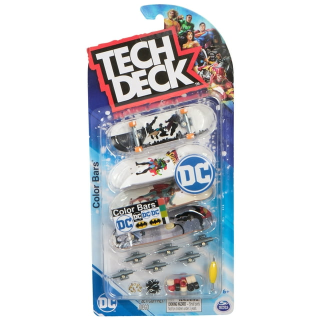 Tech Deck DC Comic Superman 4 Pack