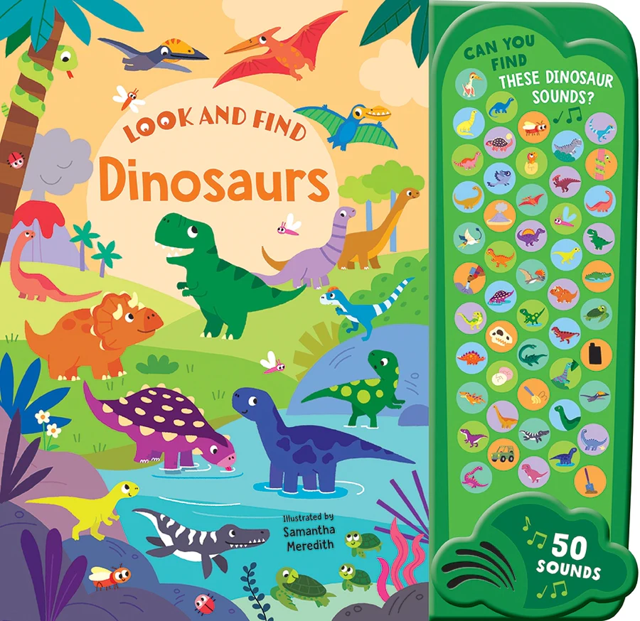 Look and Find Dinosaurs - 50 Button Mega Sound Book