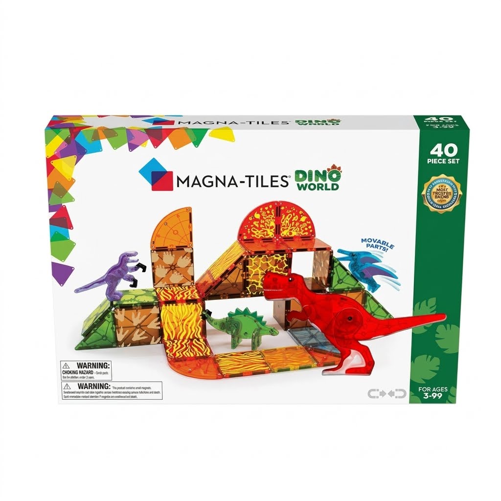Magna-Tiles Dino World 40 pc