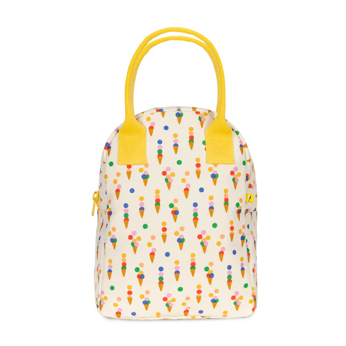 Zipper Lunch Bag - Summer Cones