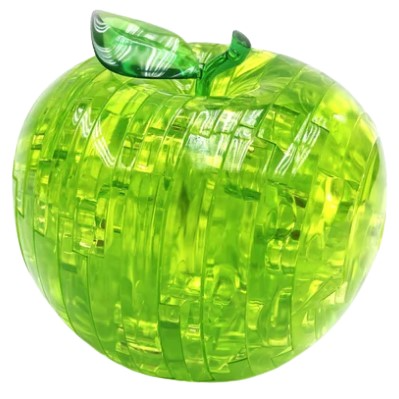 44pc Crystal Puzzle- Apple Green