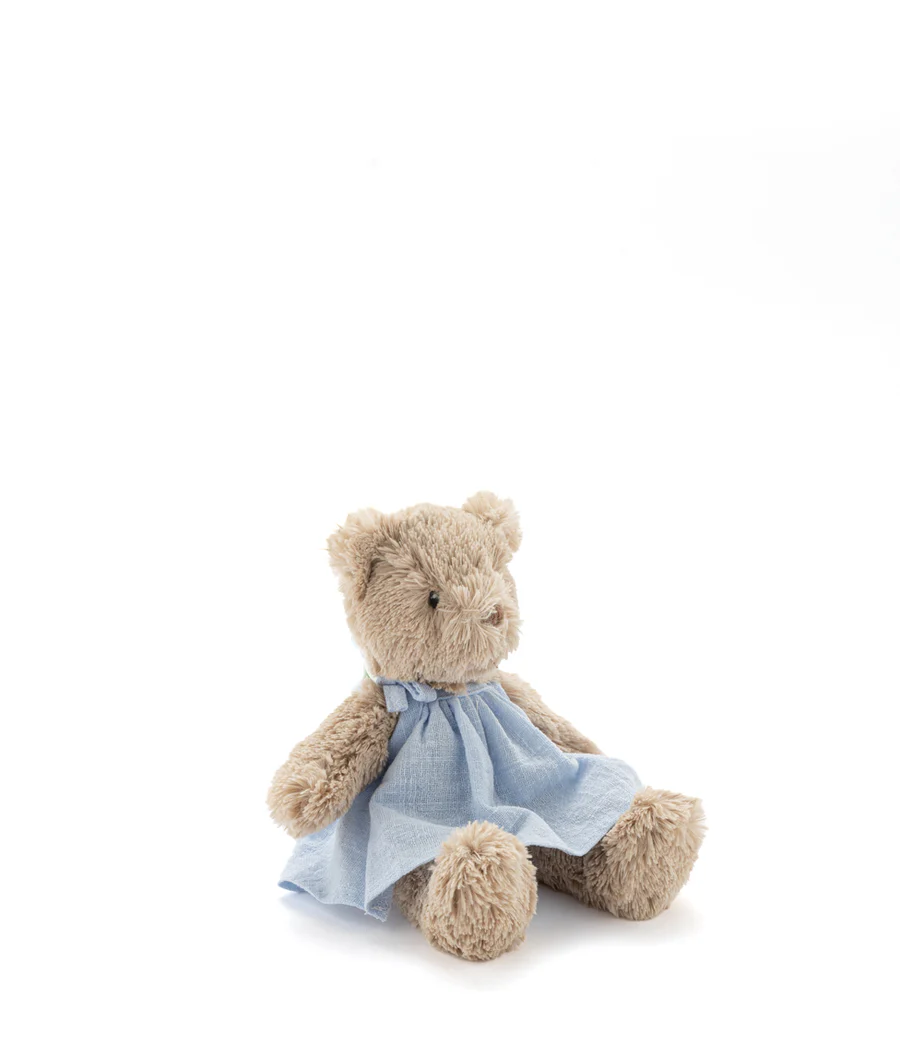 Baby Honey Bear - Baby Blue Dress