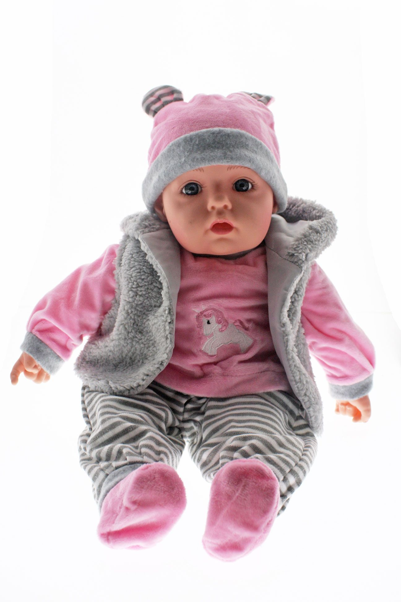 Baby Doll Pink/Grey - Sophia