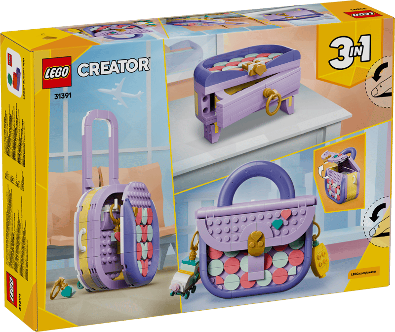 Lego Creator 3-in-1: Art Fashion Bag with Storage 31391