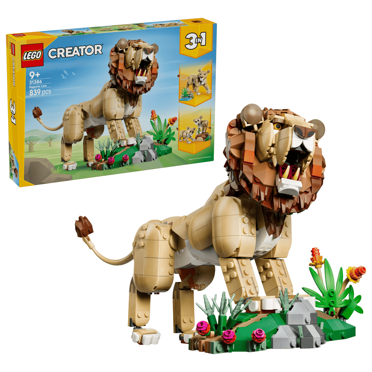 Lego Creator Wild Animals: Majestic Lion 31386