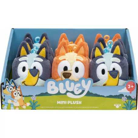 Bluey Mini Plush Bagtag/Bluey