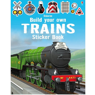 Build your own Trains Sticker Book