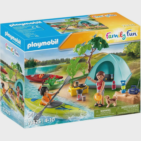 Playmobil Family Fun Camping with Kayaks 54pc 71425