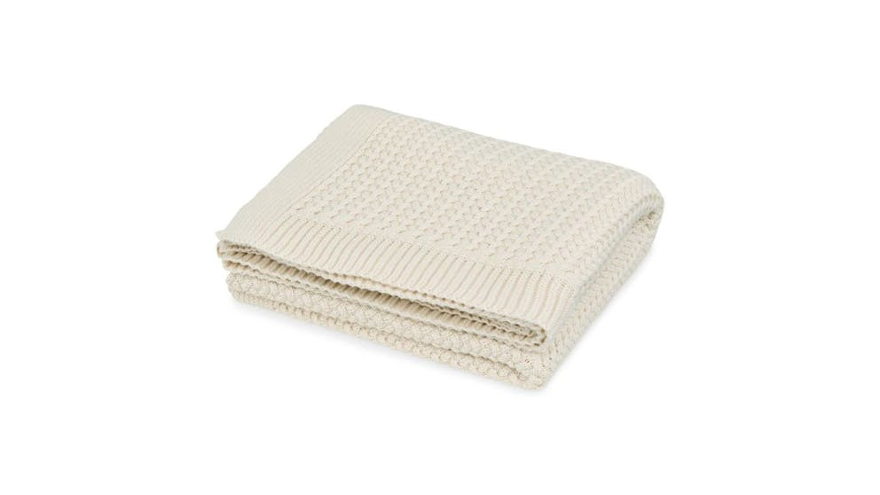 Pointelle Blanket - Off-White