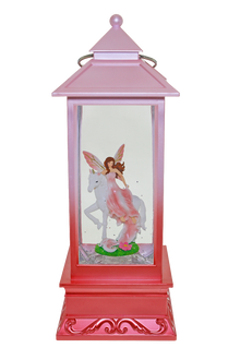Pink Motion Lantern - Fairy on Unicorn