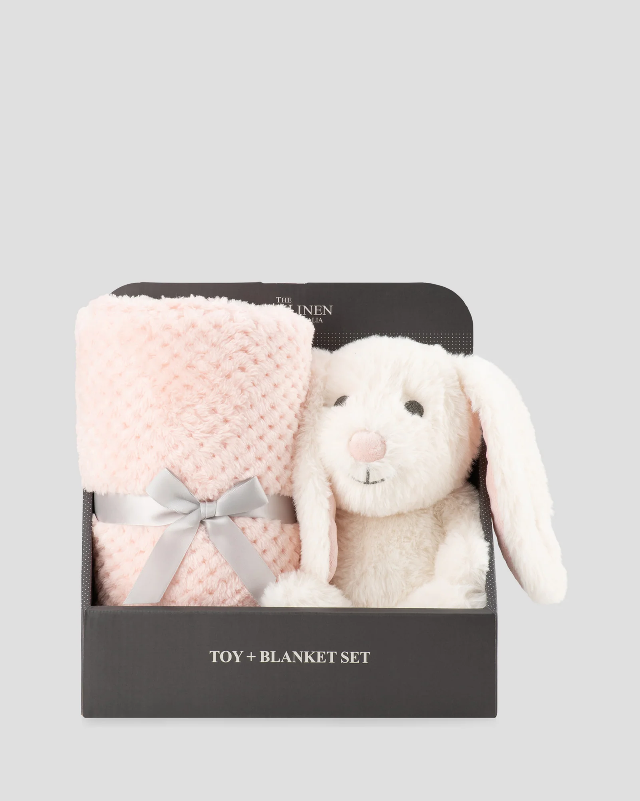 Plush Toy & Blanket Set - Snow Bunny