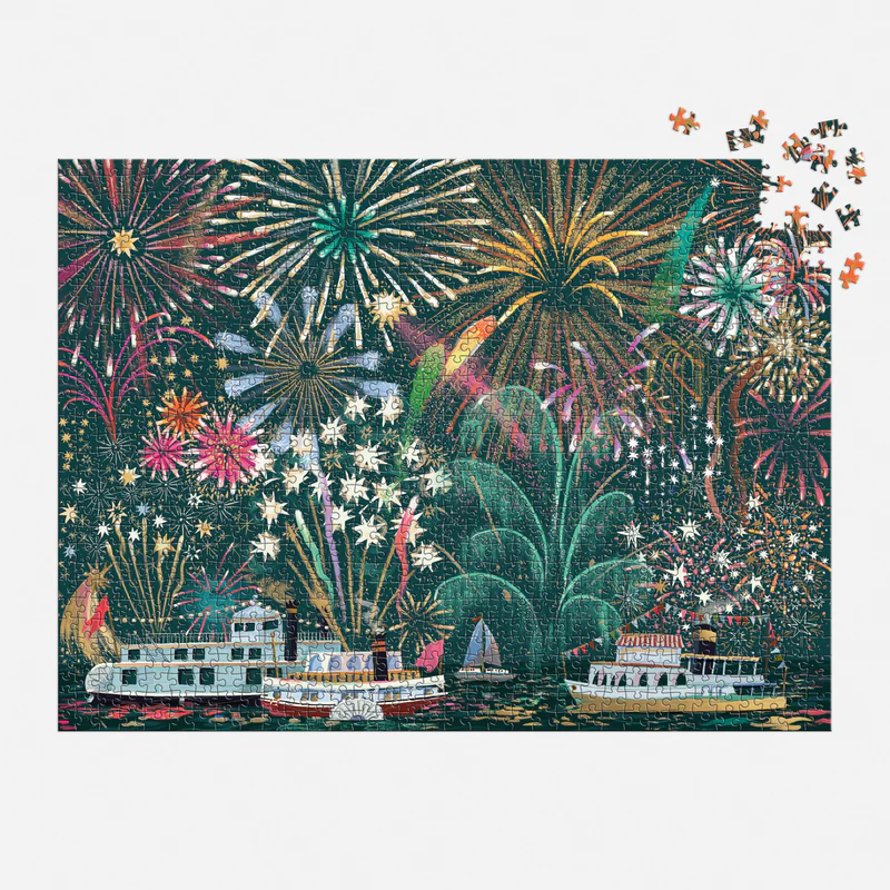 1000 pc Foil Puzzle - Fireworks Jubilee