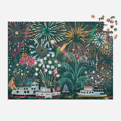 1000 pc Foil Puzzle - Fireworks Jubilee