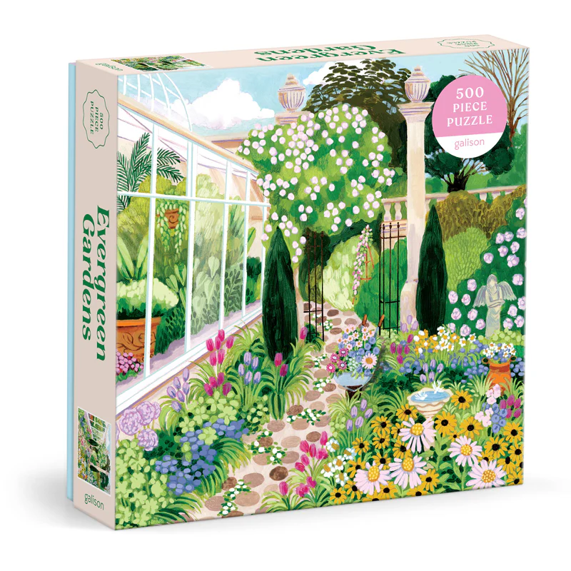 500 pc Puzzle - Evergreen Gardens