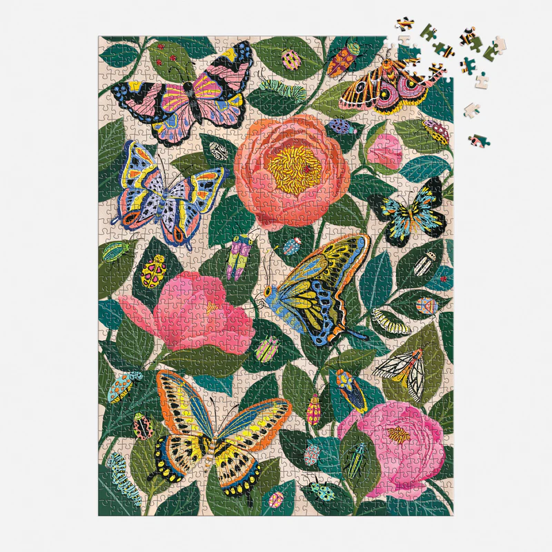 1000pc Foil Puzzle - Between the Blooms