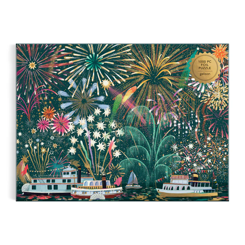 1000 pc Foil Puzzle - Fireworks Jubilee