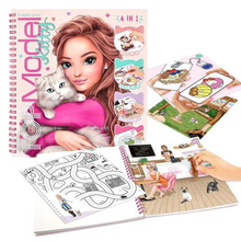 Create Your TOPModel - Kitty Colouring Book