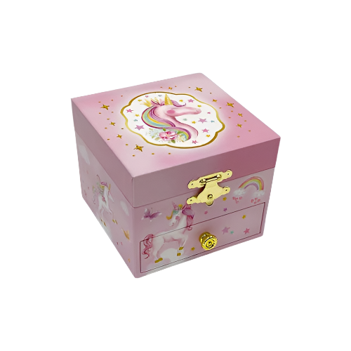 Musical Box with Drawer - Unicorn DAN122